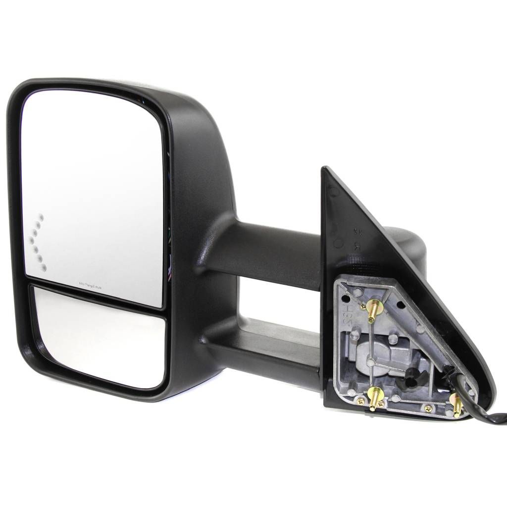GM TRUCKS & VANS YUKON/YUKON XL (GMC) DOOR MIRROR LEFT (Driver Side) POWER/HEATED (W/SIGNAL IN GLASS)(TOW TYPE)((DUAL MIRROR)(TEXT) OEM#15904034 2003-2006 PL#GM1320355