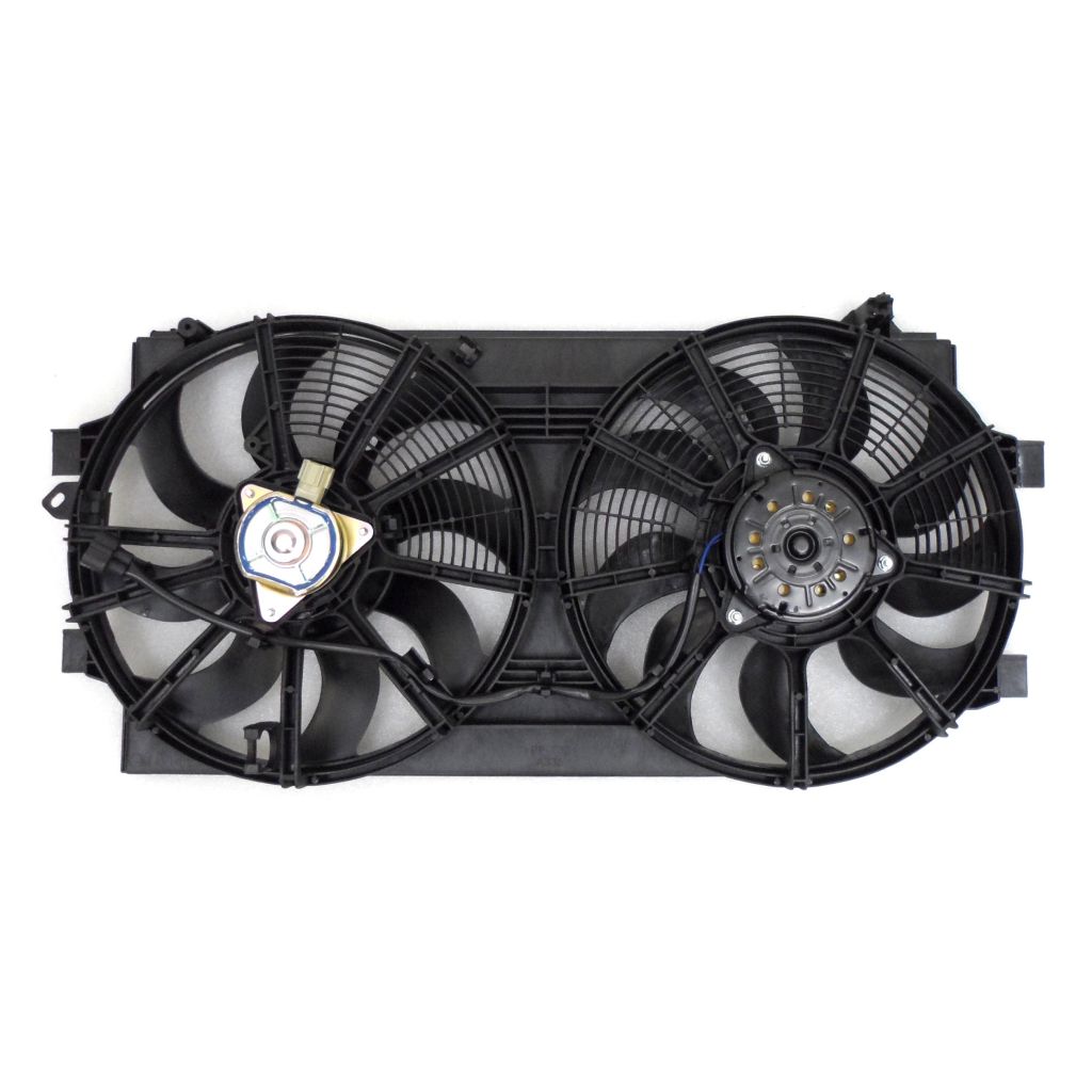 NISSAN LEAF RADIATOR & A/C FAN ASSY (DUAL FAN)(WO/MODULE) OEM#214813NA0A-PFM 2011-2012 PL#NI3115151