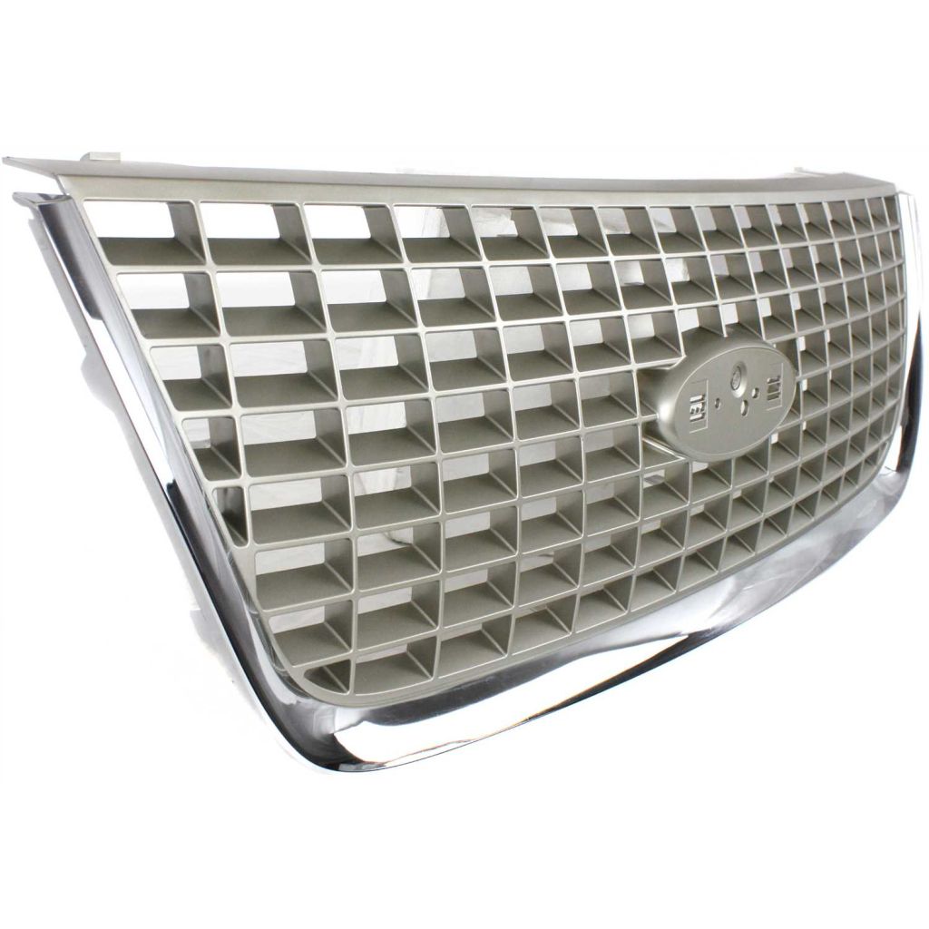 FORD TRUCKS & VANS EXPEDITION GRILLE CHROME/SLV (Eddie Bauer) OEM#2L1Z8200BAA 2003-2006 PL#FO1200400
