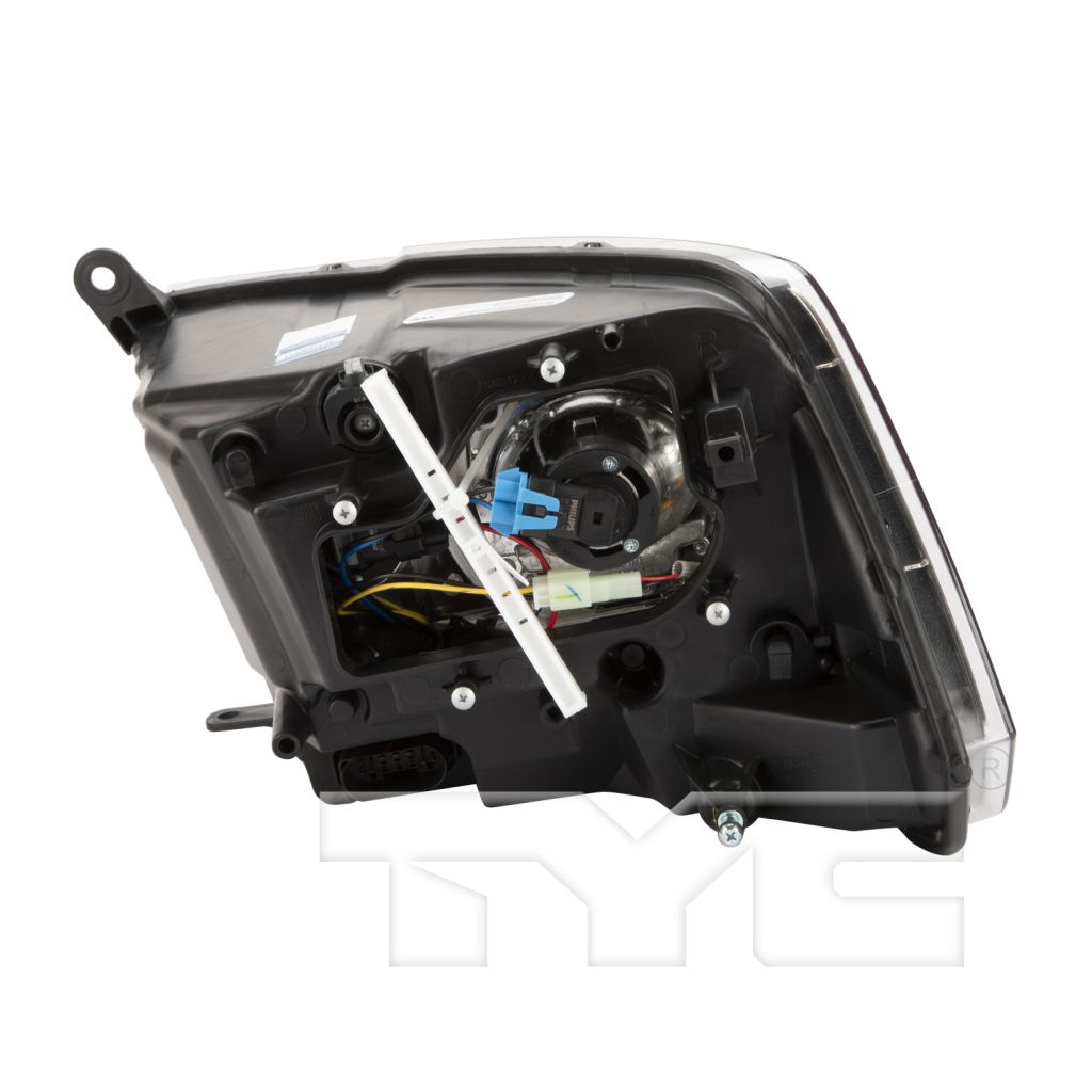 DODGE TRUCKS & VANS DODGE/PU (R2500/3500) HEAD LAMP RIGHT (Passenger Side) (W/PROJECTOR)(CHROME BEZEL) OEM#68093216AD 2013-2015 PL#CH2503244