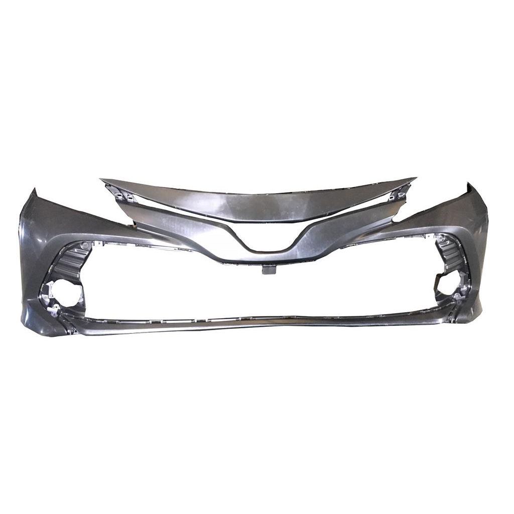 TOYOTA CAMRY HYBRID FRONT BUMPER COVER PRIMED (L/LE/XLE)(WO/SENSOR) OEM#521190X936 2018-2020 PL#TO1000438