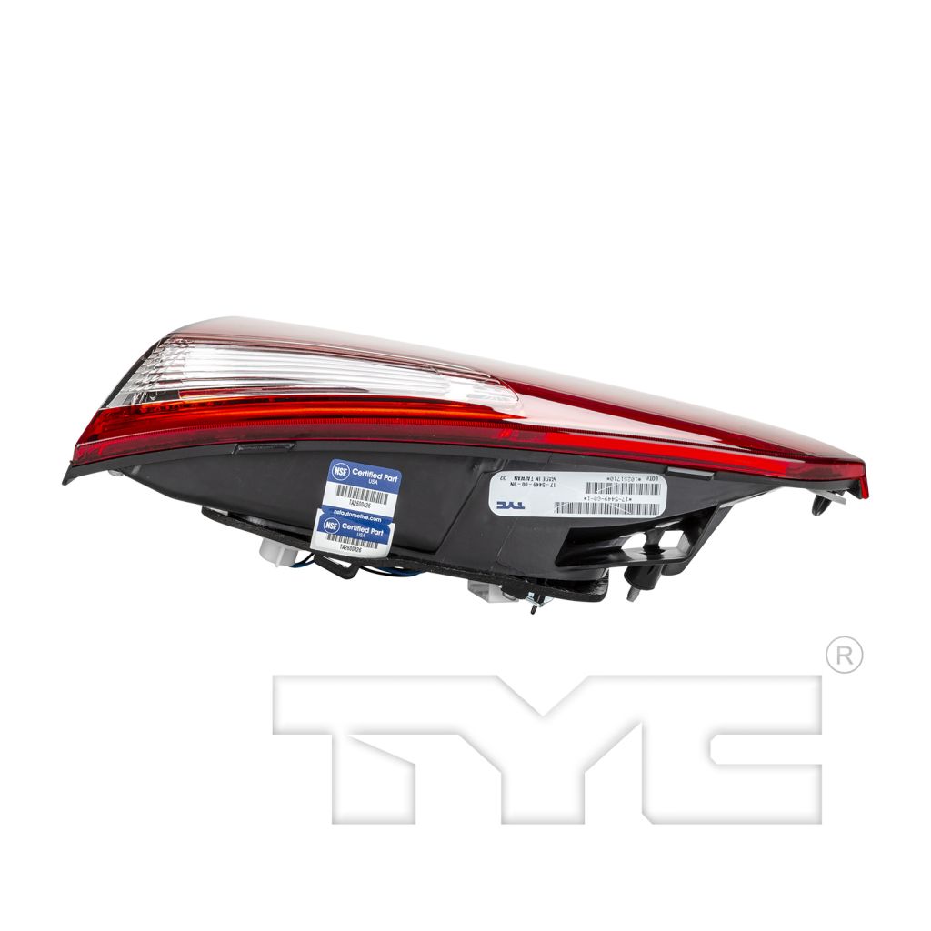 KIA FORTE SEDAN BACK-UP LAMP ASSY RIGHT (Passenger Side) (BULB TYPE)**CAPA** OEM#92404A7000 2014-2016 PL#KI2803103C