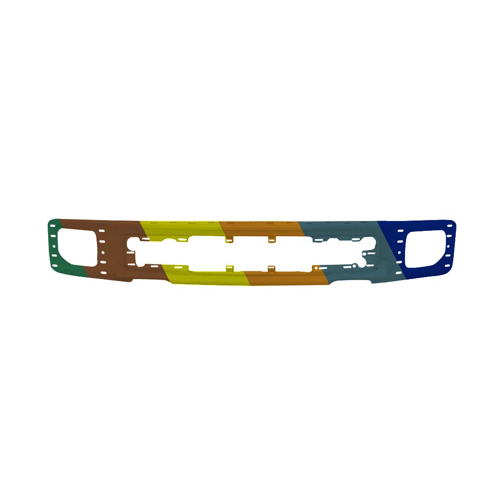 FORD TRUCKS & VANS FORD/PU (F150)(EXC RAPTOR) FRONT BUMPER PTM (W/END CAP) OEM#FL3Z17757HPTM 2015-2017 PL#FO1002426