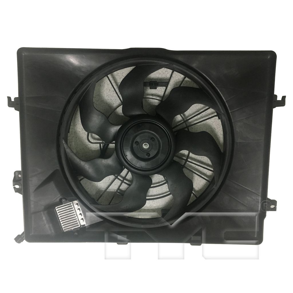 KIA OPTIMA HYBRID RADIATOR & A/C FAN ASSEMBLY (SINGLE FAN) OEM#253804R500 2014-2016 PL#HY3115149