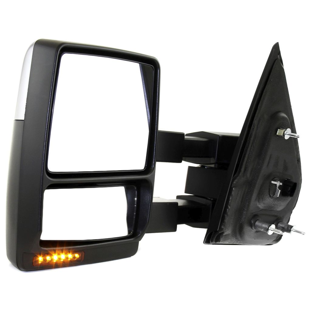 FORD TRUCKS & VANS FORD/PU (F150)(EXC SVT RAPTOR) DOOR MIRROR LEFT (Driver Side) PWR/HTD/SIGNAL/PUDDLE/MEMORY/M-FOLD (CHR)(DUAL ARM) OEM#9L3Z17683EC 2009-2014 PL#FO1320388