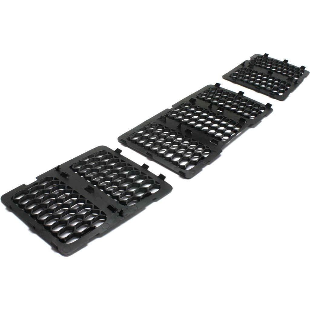 JEEP GRAND CHEROKEE GRILLE INNER MESH BLACK (3pcs)(HONEYCOMB) OEM#68143074AD 2014-2016 PL#CH1200377