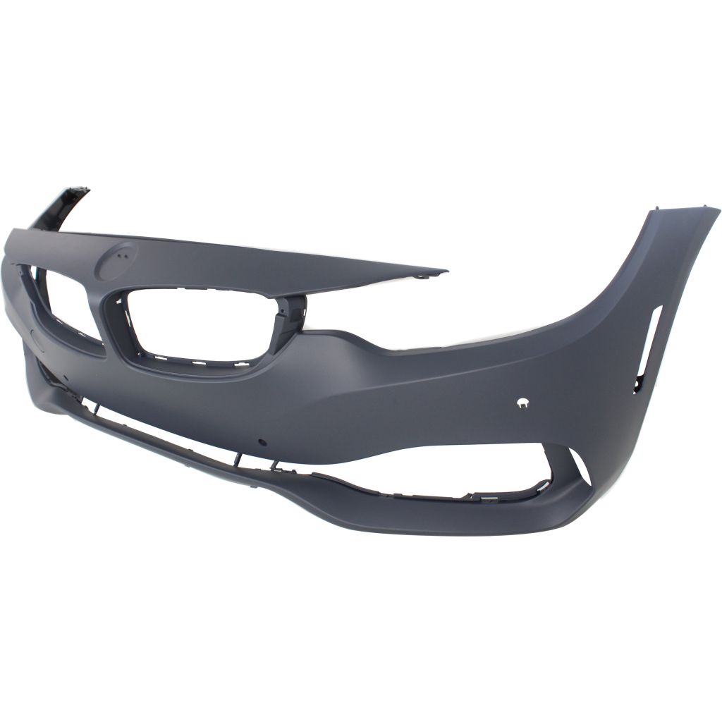 BMW BMW 4 (2DOORS/COUPE) FRONT BUMPER COVER PRIMED (WO/M SPORT) WO/WASHER W/ PK SENSOR OEM#51117363277 2014-2017 PL#BM1000382