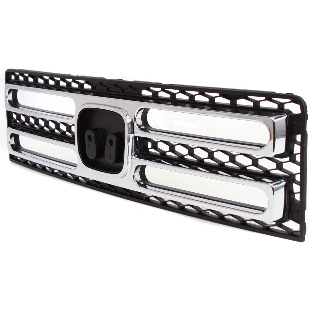HONDA RIDGELINE GRILLE BLACK W/CHR MOLDING (W/HONEYCOMB) OEM#71100SJCA00ZA 2006-2008 PL#HO1200183