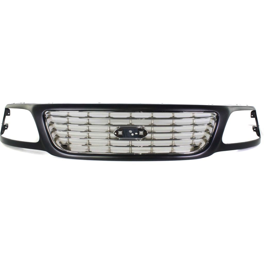 FORD TRUCKS & VANS FORD/PU (F150 HERITAGE MODEL) GRILLE BLACK Frame W/ CHROME Inner (Bar Type)(Lighting OEM#3L3Z8200AC 2004 PL#FO1200423