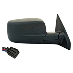DODGE TRUCKS & VANS DODGE/PU (R2500/3500) DOOR MIRROR RIGHT (Passenger Side) POWER/HEATED (SINGLE GLASS)(TEXT BLK) OEM#55372066AH (P) 2010-2012 PL#CH1321303