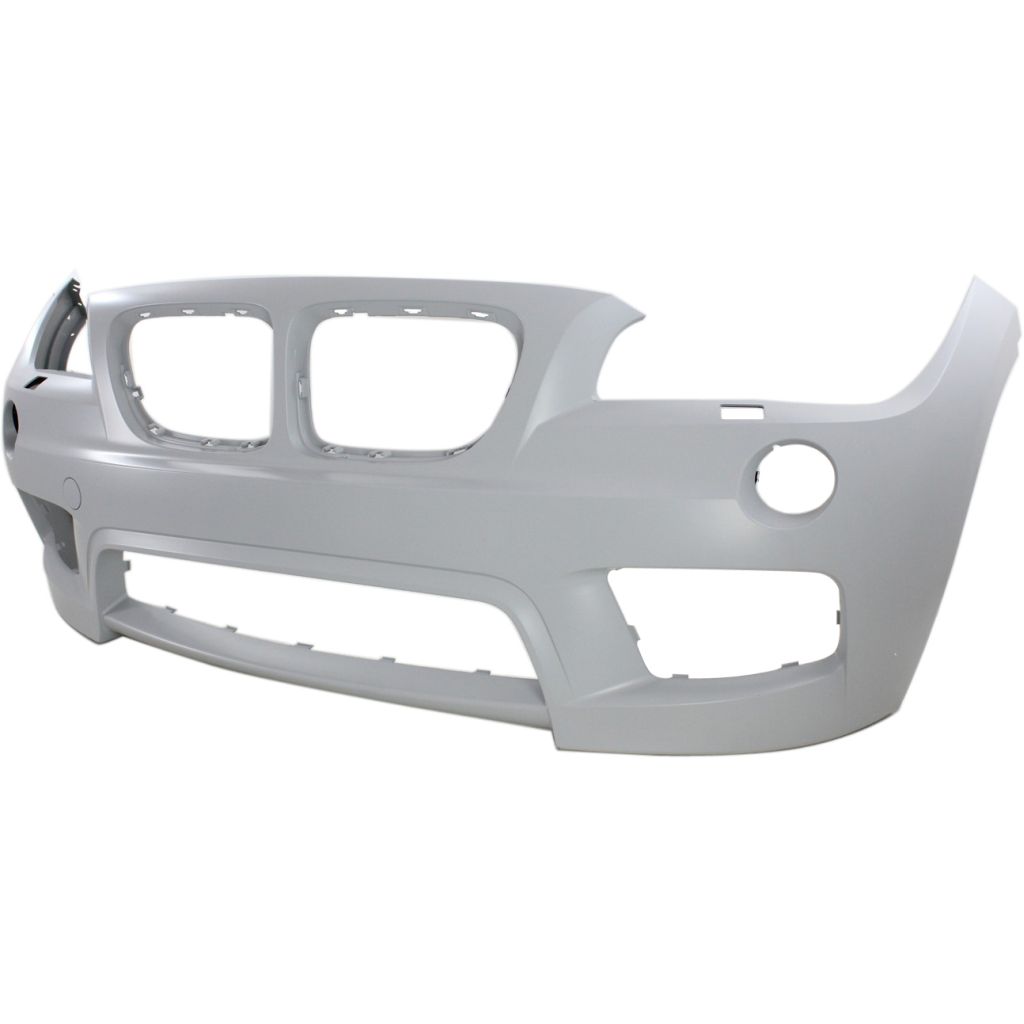 BMW BMW X1 FRONT BUMPER COVER PRIMED (W/ WASHER)(WO/SENSOR)(W/ M SPORT)(1PC) OEM#51118050464 2013-2015 PL#BM1000304