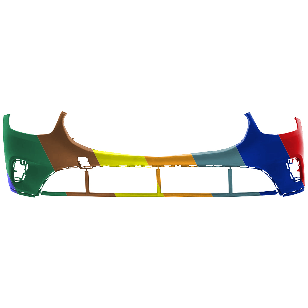 MERCEDES-BENZ GLC-SUV (253) (EXC COUPE) FRONT BUMPER COVER PRIMED (WO/ACITVE PK ASIST)(GLC300 WO/AMG) OEM#25388580029999 2020-2022 PL#MB1000613