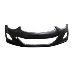HYUNDAI ELANTRA SEDAN FRONT BUMPER COVER PRIMED (W/TOW CVR) **CAPA** OEM#865113Y000 2011-2013 PL#HY1000185C
