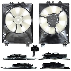 ACURA MDX A/C FAN ASSEMBLY RIGHT (Passenger Side) (STEEL SHROUD) OEM#38615RYEA01-PFM 2010-2013 PL#AC3115120