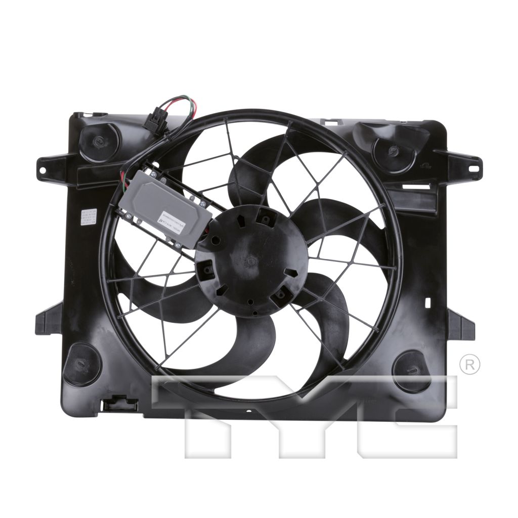 LINCOLN TOWN CAR RADIATOR & A/C FAN ASSEMBLY (SINGLE FAN) OEM#3W1Z8C607BD 2003-2005 PL#FO3115149