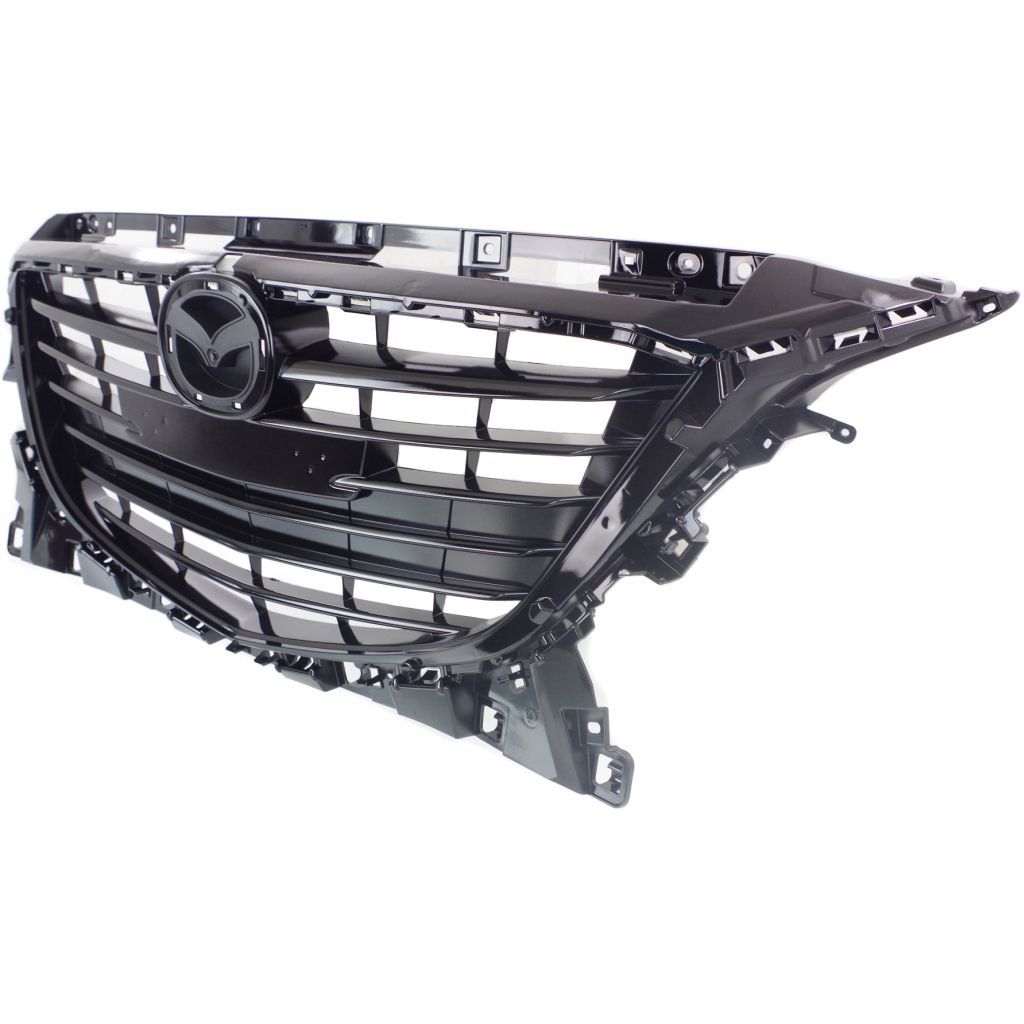 MAZDA MAZDA3 GRILLE GLOSS BLACK (WO/ADAPTIVE CRUISE) OEM#BJE150712B 2014-2016 PL#MA1200196