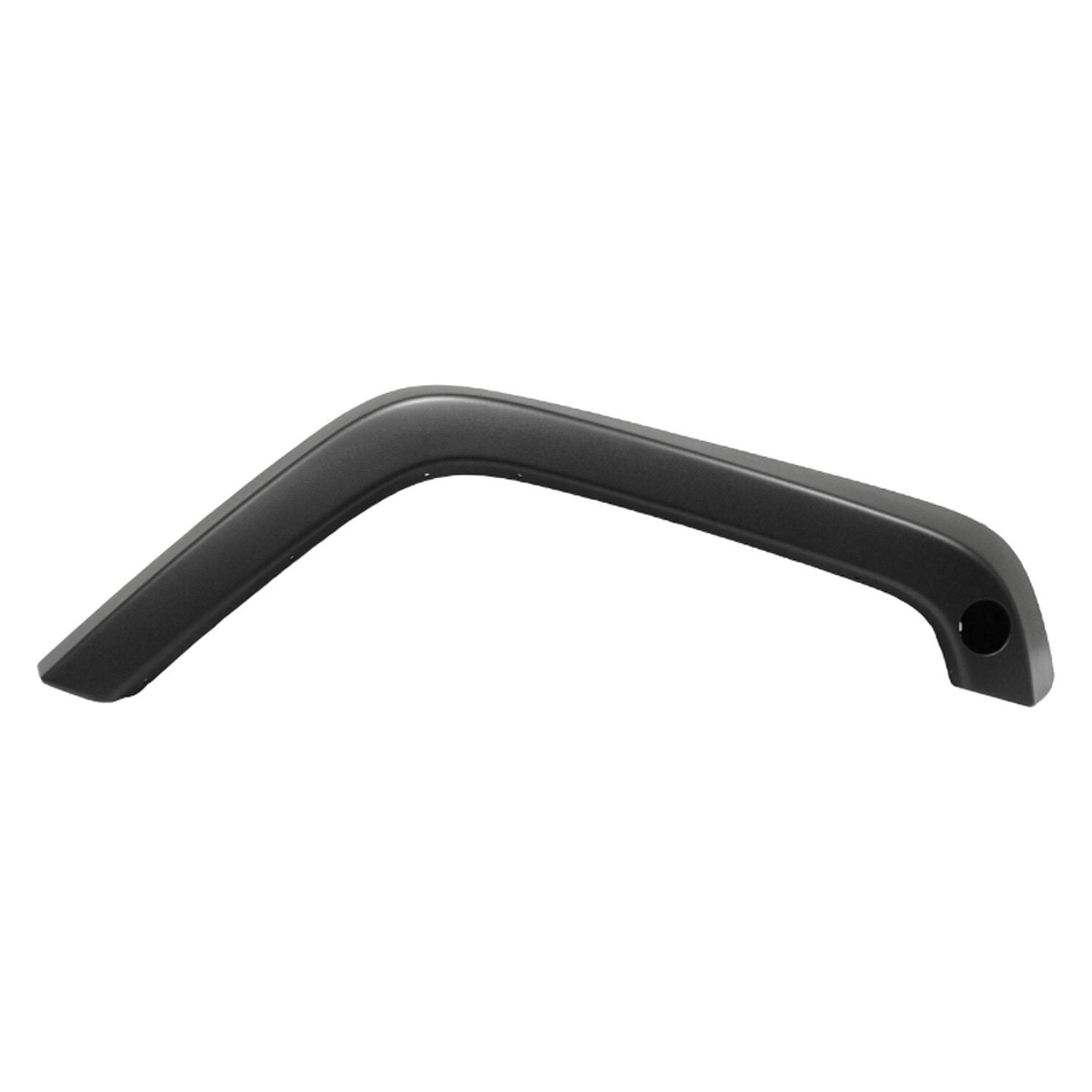 JEEPVEHICLE WRANGLER (JK) FRONT FENDER FLARE RIGHT (Passenger Side) TEXT-BLACK**CAPA** OEM#5KF08RXFAI 2007-2018 PL#CH1269119C