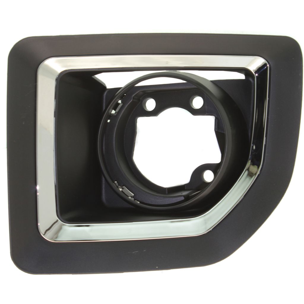 GM TRUCKS & VANS SILVERADO/PU 2500/3500 (CHEVY) FOG LAMP BEZEL LEFT (Driver Side) CHROME/BLACK OEM#23178897 2015-2019 PL#GM1038203