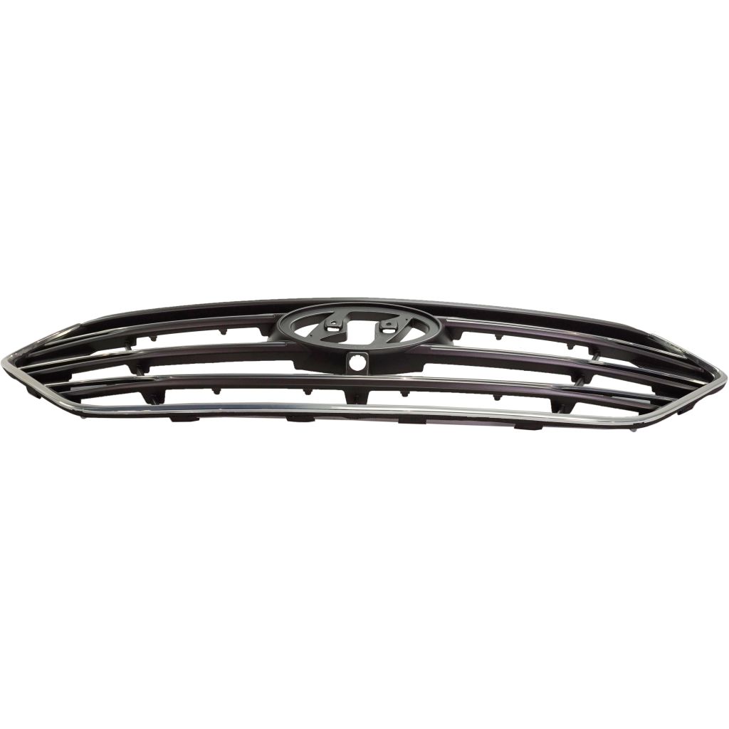 HYUNDAI SANTA FE SPORT (2.0/2.4L) GRILLE GRAY (W/SMOKED CHROME MLDG)(W/CAMERA) OEM#863514Z510 2017-2018 PL#HY1200202