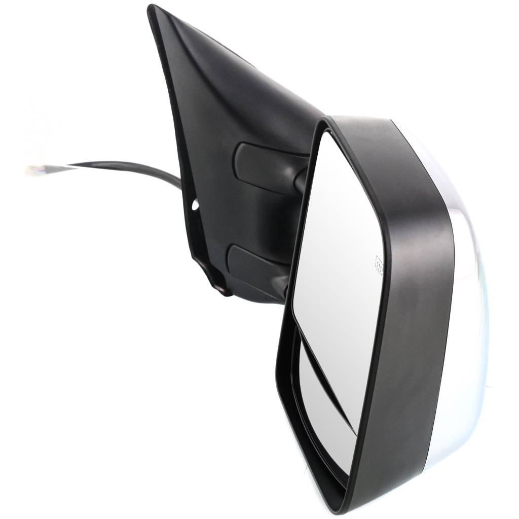 NISSAN TITAN DOOR MIRROR RIGHT (Passenger Side) PWR/HTD (CHROME CVR)(W/DUAL ARM/MEMORY)(LE/SL) OEM#96301ZR30E 2004-2015 PL#NI1321204