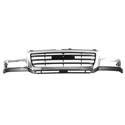 GM TRUCKS & VANS SIERRA/PU (GMC) (07 OLD STYLE) GRILLE CHR/BLK (2500HD/3500) OEM#19130795 2003-2007 PL#GM1200568