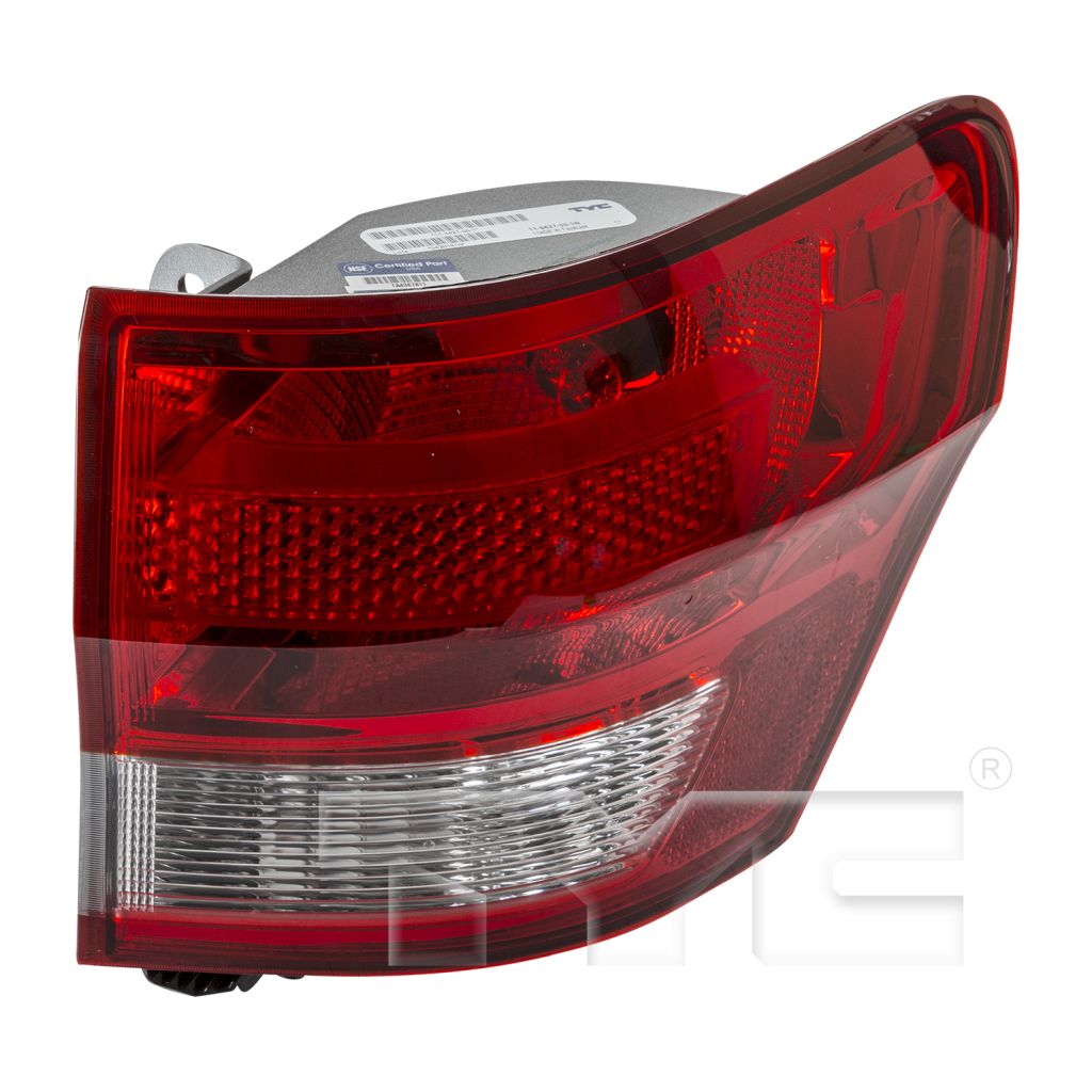 JEEP GRAND CHEROKEE TAIL LAMP ASSEMBLY RIGHT (Passenger Side) (OUTER) OEM#55079420AG 2011-2013 PL#CH2805100