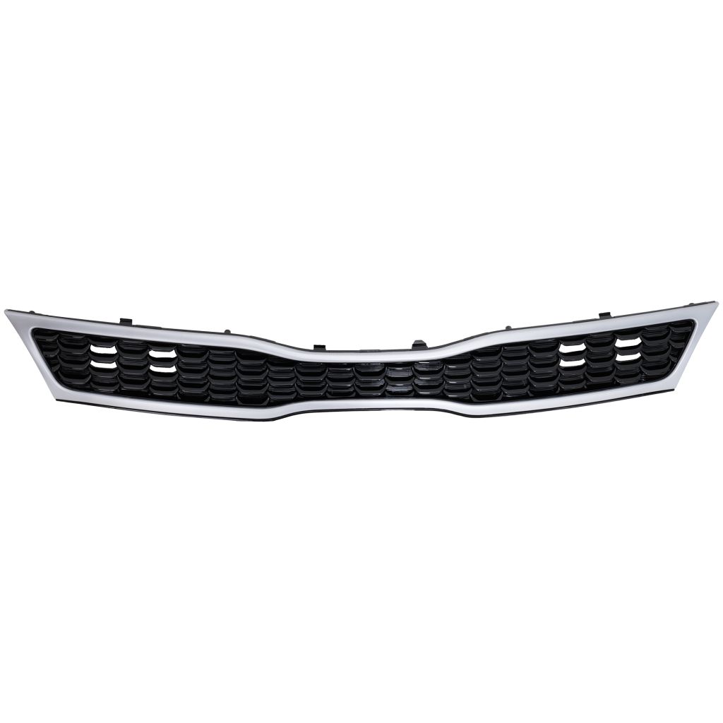 KIA RIO5 HATCHBACK GRILLE BLACK (W/CHROME MLDG) OEM#863501W710 2016-2017 PL#KI1200197