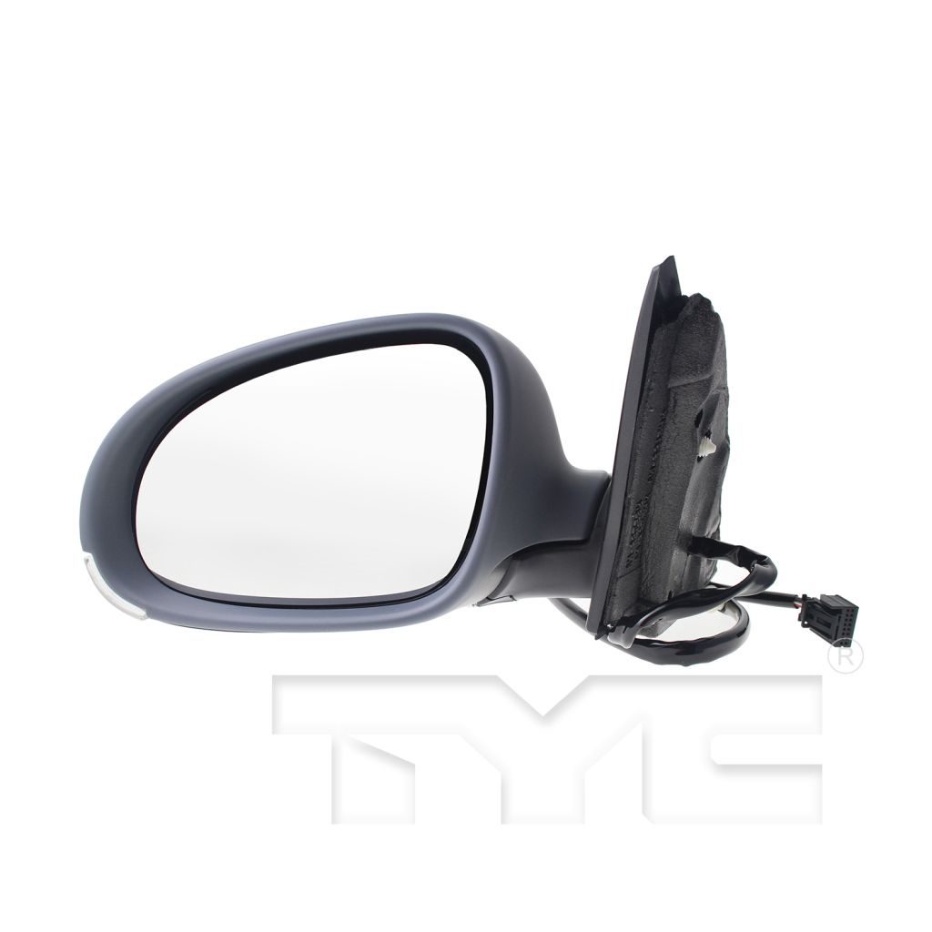 VOLKSWAGEN JETTA SEDAN (GEN 5) DOOR MIRROR ASSEMBLY LEFT (Driver Side) POWER/HEATED (W/SIGNAL)(W/O PUDDLE LAMP) OEM#1K1857507DJ9B9-PFM 2005-2010 PL#VW1320122