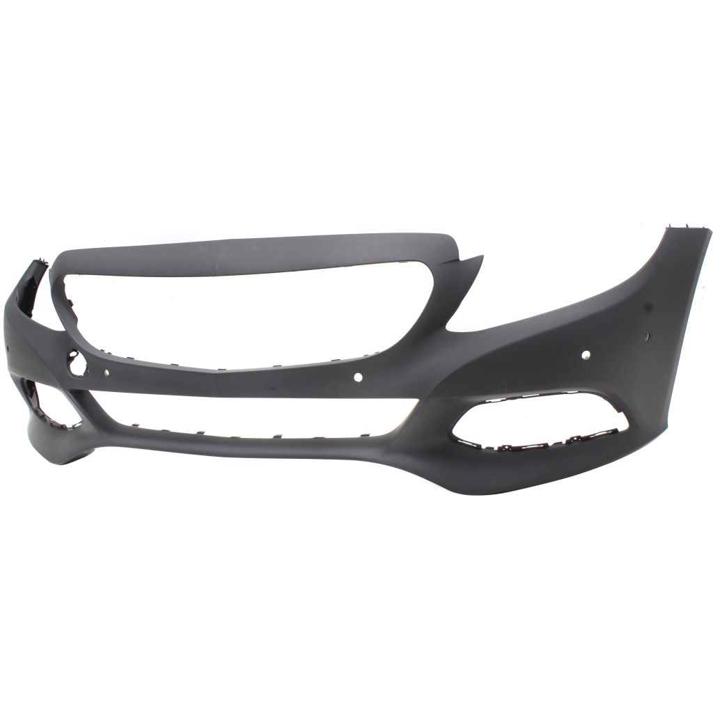 MERCEDES-BENZ C-CLASS COUPE FRONT BUMPER COVER PRIMED (C300 W/O SPORT) W/SENSOR W/O SURROUND VIEW**CAPA** OEM#2058800340649999 2017-2018 PL#MB1000468C