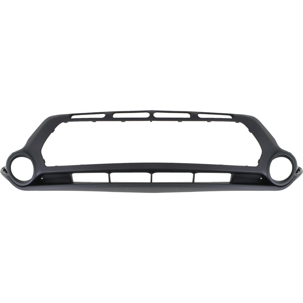 KIA SOUL FRONT BUMPER COVER CENTER TEXT-BLK (1pc center type) OEM#86512B2000 2014-2016 PL#KI1015104