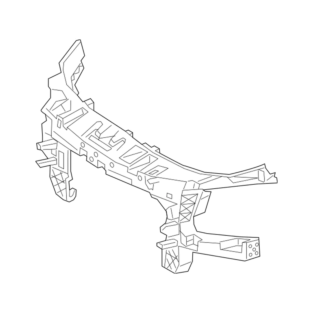 MERCEDES-BENZ SPRINTER RADIATOR SUPPORT OEM#9078806900 2019-2025 PL#MB1225203