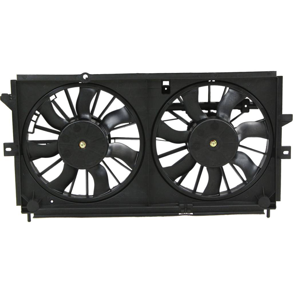 CHEVROLET IMPALA RADIATOR & A/C FAN ASSY OEM#19130419 2000-2003 PL#GM3117104