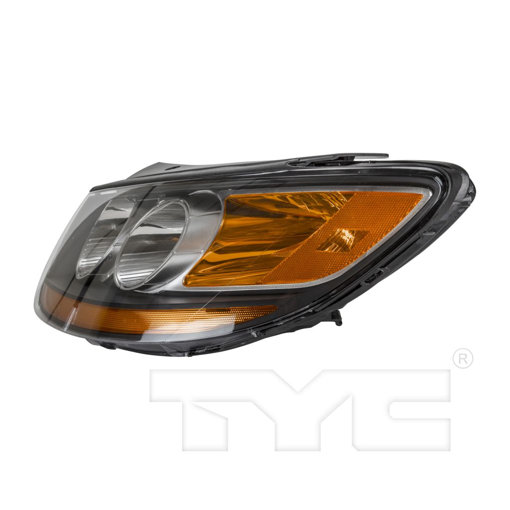 HYUNDAI SANTA FE HEAD LAMP ASSEMBLY LEFT (Driver Side) (LOWER SIGN AMBER)**CAPA** OEM#921010W100 2010-2011 PL#HY2502156C
