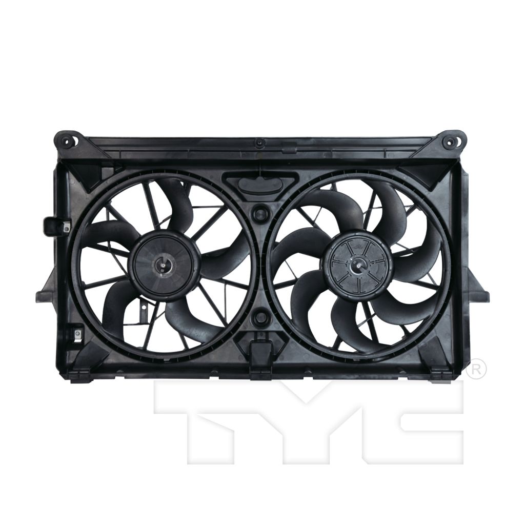 GM TRUCKS & VANS TAHOE (CHEVY) RADIATOR & A/C FAN ASSY (4.8L/5.3L)(DUAL FAN) OEM#15780788-PFM 2007-2014 PL#GM3115211