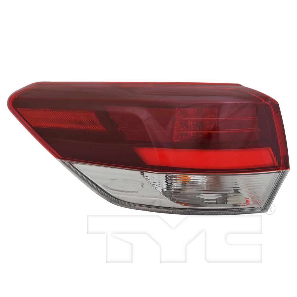 TOYOTA HIGHLANDER TAIL LAMP ASSY LEFT (Driver Side) (OUTER)(TINTED LENS) OEM#815600E250 2019 PL#TO2804153