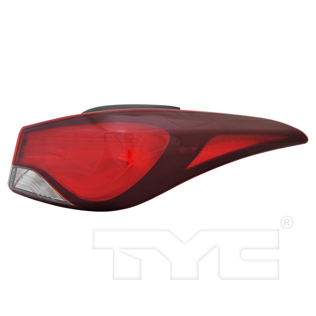 HYUNDAI ELANTRA SEDAN TAIL LAMP ASSEMBLY RIGHT (Passenger Side) (OUTER)(KOREA BUILT)(STD BULB) OEM#924023X230 2014-2016 PL#HY2805130