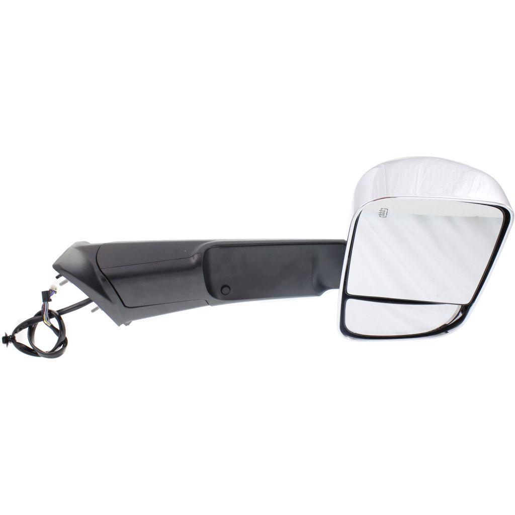 DODGE TRUCKS & VANS DODGE/PU (R2500/3500) DOOR MIRROR RIGHT (Passenger Side) PWR/HTD/SIGNAL/PUDDLE/MEMORY/PWR-FOLD(CHROME)(TOW TYPE) OEM#68416902AC 2015-2018 PL#CH1321398