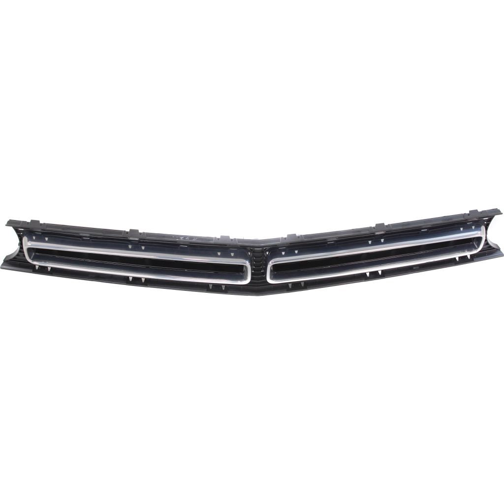 DODGE CHALLENGER GRILLE BLACK W/CHR MOLDING (R/T;R/T PLUS;SXT;SXT PLUS) OEM#68259754AD 2015-2023 PL#CH1200389