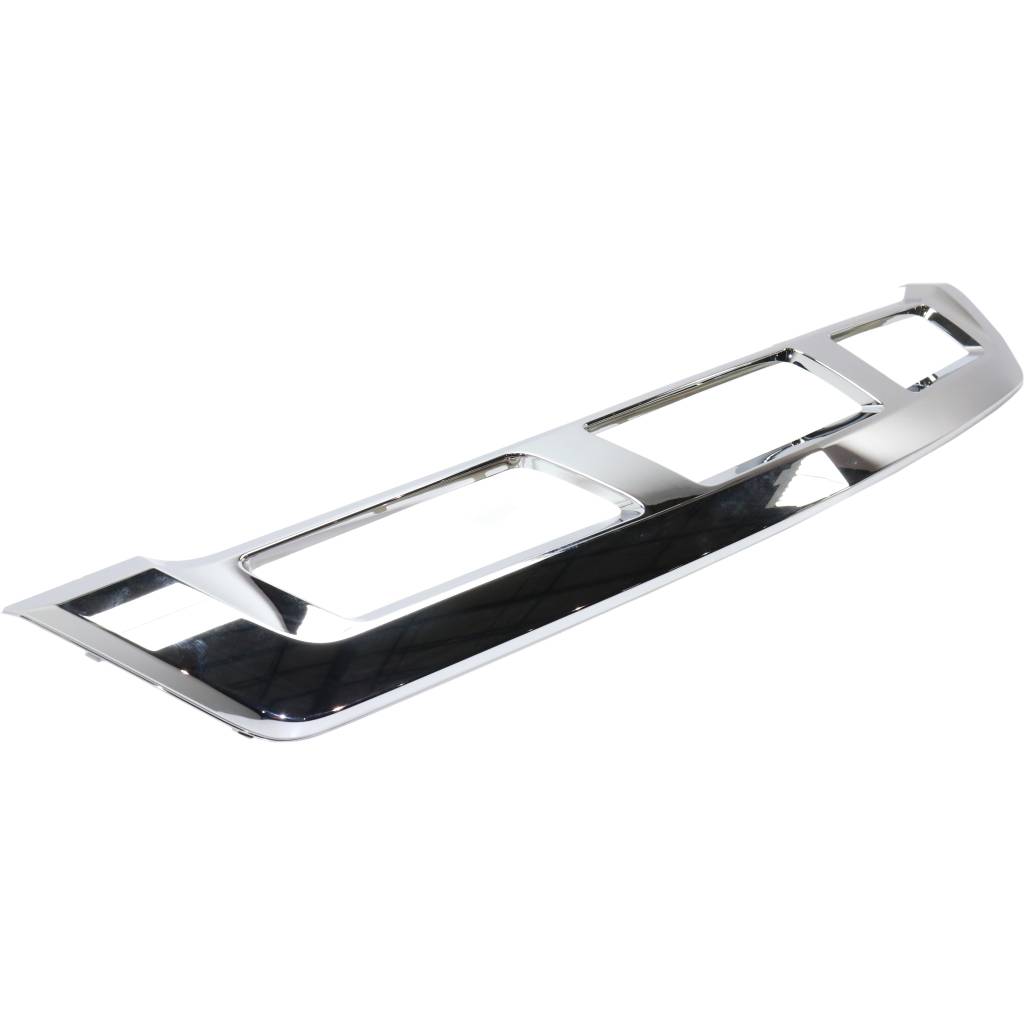 MERCEDES-BENZ GL-CLASS (166) FRONT BUMPER LOWER MOLDING CHROME (WO/SPORT) OEM#1668852825 2013-2016 PL#MB1044128