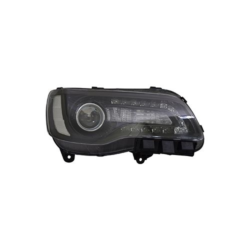 CHRYSLER 300 HEAD LAMP ASSY RIGHT (Passenger Side) (HALOGEN)(BLACK) OEM#68214382AD 2015-2017 PL#CH2503269