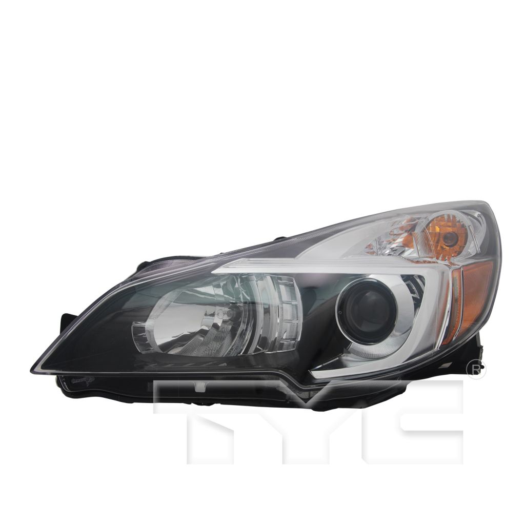 SUBARU LEGACY HEAD LAMP ASSY LEFT (Driver Side) (BLACK BEZEL) OEM#84001AJ23B 2013-2014 PL#SU2502141