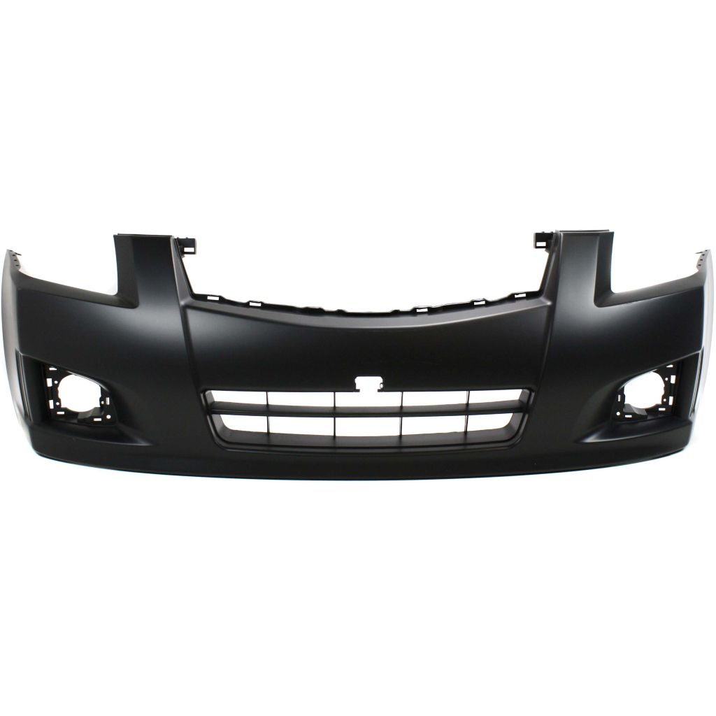 NISSAN(DATSUN) SENTRA FRONT BUMPER COVER PRIMED W/FOG (2.5L)(2.0L SR/Special Edition 09-12)**CAPA** OEM#62022ET80J 2007-2012 PL#NI1000262C