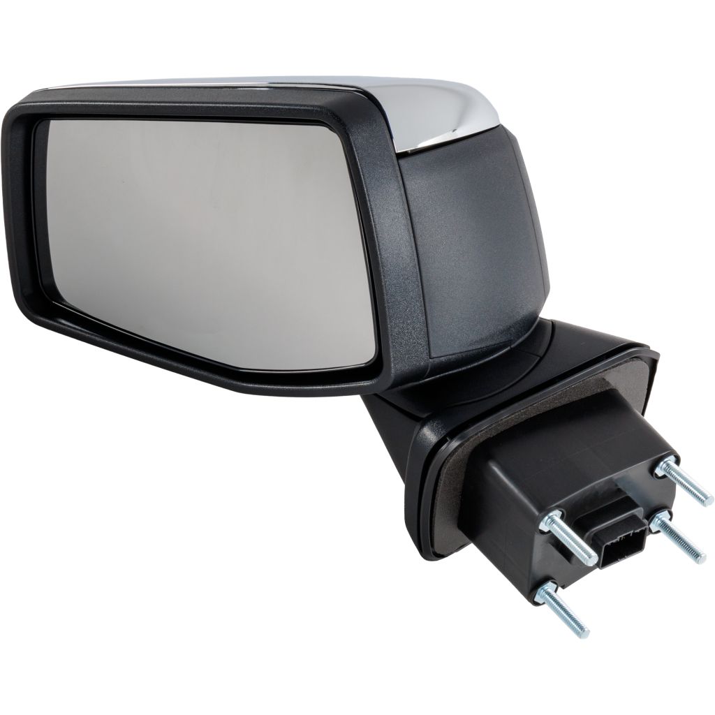 GM TRUCKS & VANS SILVERADO/PU 1500 DOOR MIRROR LEFT (Driver Side) PWR/HTD (W/SPOT GLASS)(CHROME CVR)(STD) OEM#86588302-PFM 2022-2023 PL#GM1320585