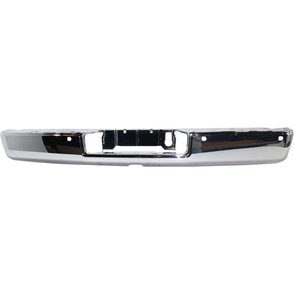 NISSAN(DATSUN) TITAN REAR STEP BUMPER FACE BAR CHROME (W/SENSOR) **CAPA** OEM#85030EZ40A 2017-2019 PL#NI1102164C