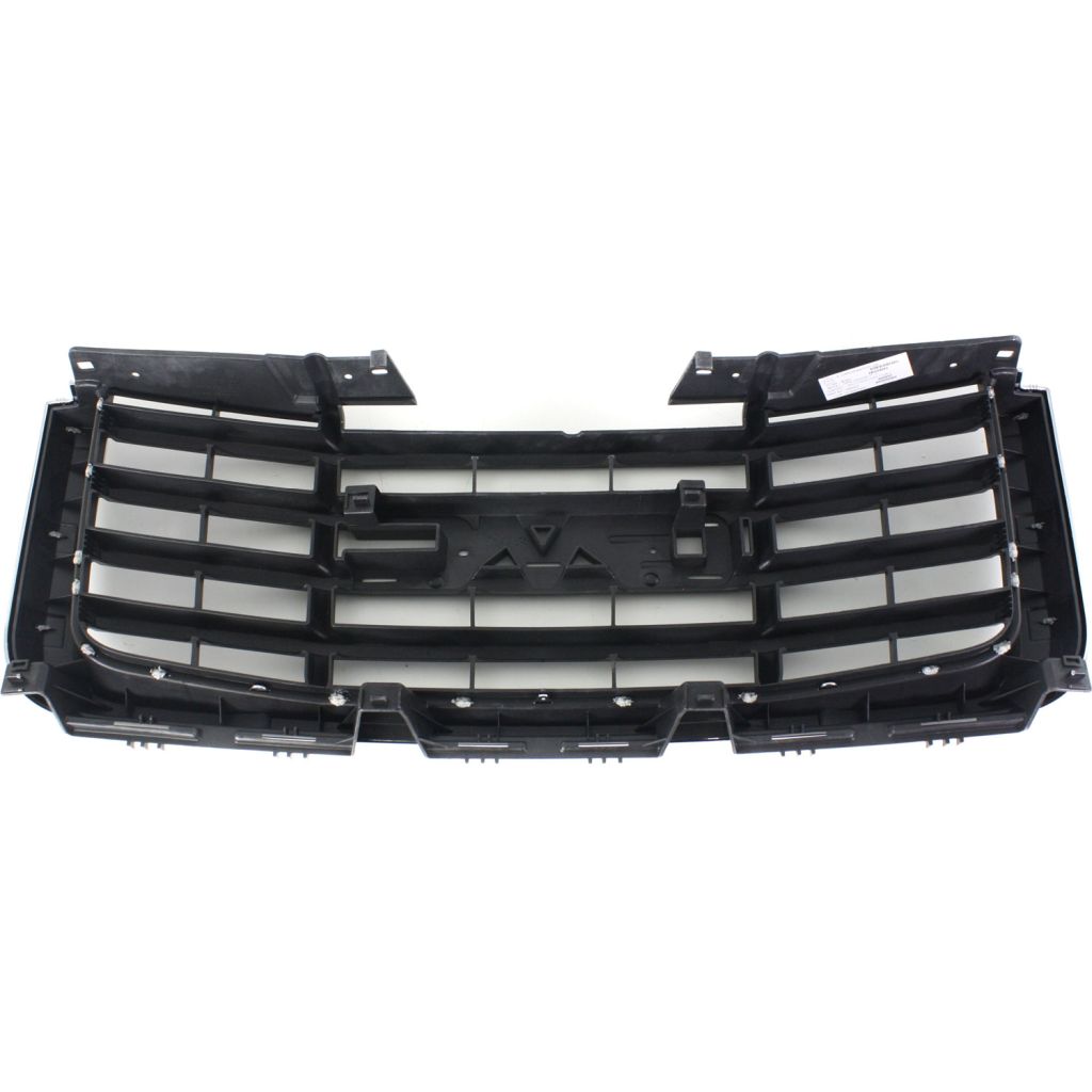 GM TRUCKS & VANS SIERRA/PU 2500/3500 (GMC) GRILLE ASSEMBLY CHR/BLK(CHR FRAME/ 4 BLACK BAR) OEM#25825523 2007-2010 PL#GM1200613