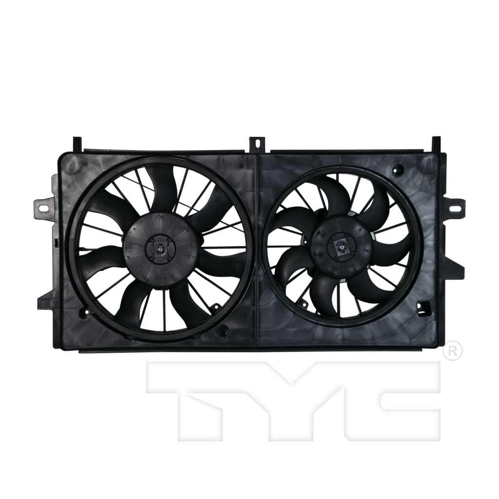 CHEVROLET MONTE CARLO RADIATOR & A/C FAN ASSEMBLY (3.5L/3.9L)(DUAL FAN) OEM#89018690-PFM 2006-2007 PL#GM3115187