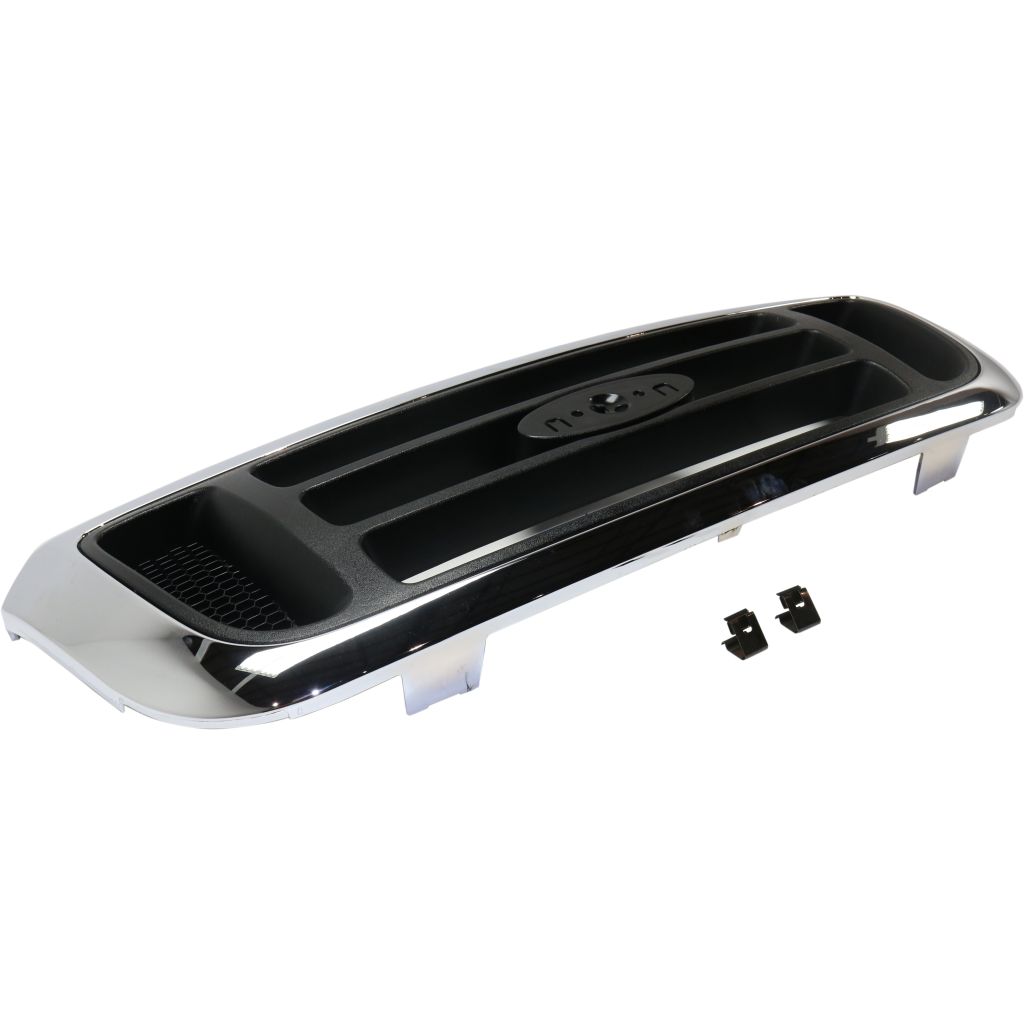 FORD TRUCKS & VANS RANGER GRILLE CHROME W/ARG BAR TYPE (2WD) OEM#4L5Z8200FAA 2004-2005 PL#FO1200455