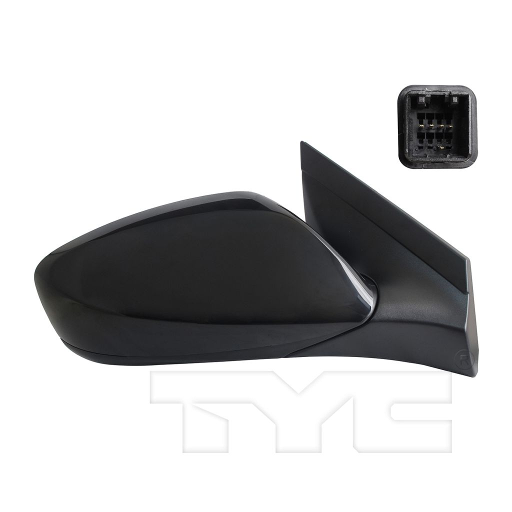HYUNDAI ACCENT SEDAN DOOR MIRROR RIGHT (Passenger Side) POWER/HEATED (WO/SIGNAL) OEM#876201R220 2012-2017 PL#HY1321186