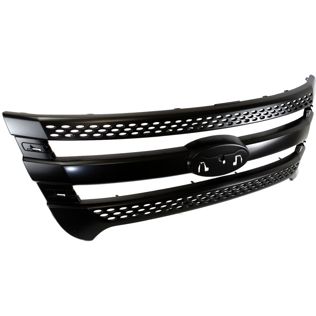 FORD TRUCKS & VANS EXPLORER POLICE UTILITY GRILLE PTD BLACK OEM#BB5Z8200CA 2013-2015 PL#FO1200533