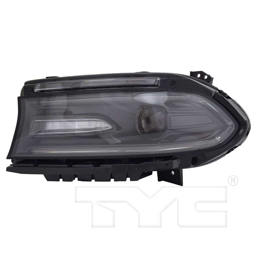 DODGE CHARGER HEAD LAMP ASSY LEFT (Driver Side) (HALOGEN)(WO/LEGO) **CAPA** OEM#68541681AA 2018-2021 PL#CH2502337C